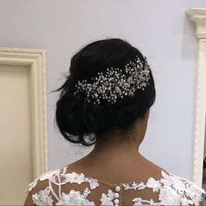 Swarovski crystal and rhinestone headpiece
